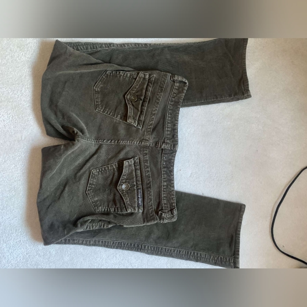 vintage green boot cut jeans {Calvin Klein} Corduroy